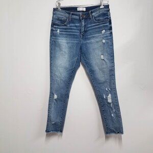 BKE Jeans Womens 28 Blue Gabby Ankle Skinny Stretch Rude 4 High Rise ABK1575A